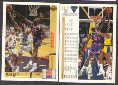 US. 1991-92. Upper Deck. #115. Mark West | eBay