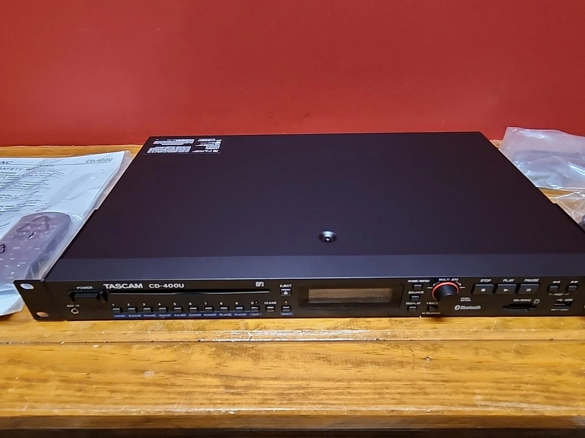 Tascam CD-400U CD/SD/USB Player with Bluetooth Receiver and FM/AM