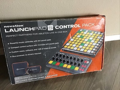 Novation LaunchPad S Midi Ableton Live Controller Control Pack with Case