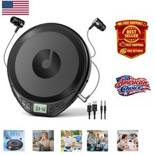 Portable CD Player with High-Fidelity Sound - Perfect for Outdoor Adventures