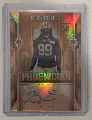 Barryn Sorrell #PHP-BSL 2025 Panini Phoenix Phoenician Penmanship (RC) Packers