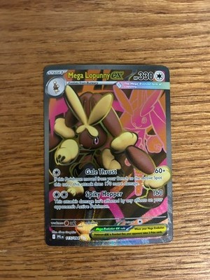 Pokemon TCG Mega Lopunny EX 115/094 Full Art Holo Ultra Rare Free Shipping