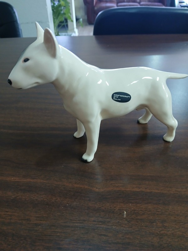 Coopercraft 7" Stafford Bull Terrier Figurine