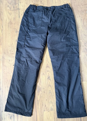 LADIES MOUNTAIN WAREHOUSE FLEECE LINED WALKING TROUSERS SIZE 14 black - Picture 2 of 3