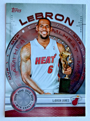 LeBron James: 2025 Topps MVP Vault #MVP-8 - Lakers, Heat