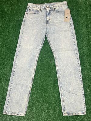 Levi's 502 Regular Taper Jeans Men's 32x32 Gray Wash Denim NWT New With Tags