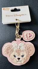 TOKYO DISNEY SEA JAPAN - Shellie May Leather Keychain Duffy  Friends - NWT