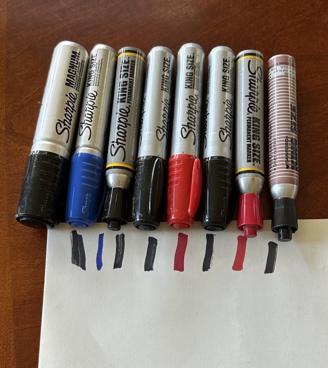 Mostly King Size Sharpies & 1 Sanford Lot Of 8
