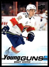 2019-20 Upper Deck Young Guns Brady Keeper Rookie Florida Panthers #216