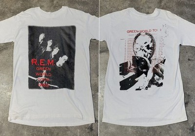 R.E.M Green World Tour 1989 T-Shirt, R.e.m Rock Band Music Tour Concert