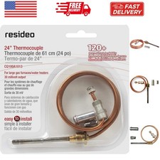 CQ100A1013/U 24-Inch Replacement Thermocouple for Gas Furnaces, Boilers and W...