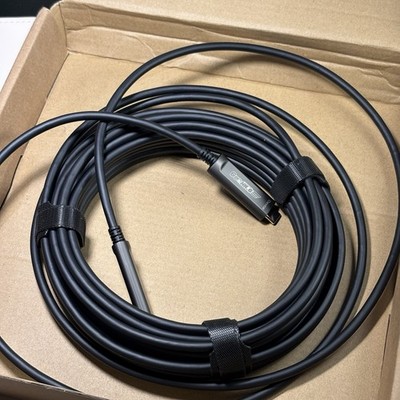 GeoHN.G USB C Fiber Optic Cable 33 FT, 10Gbps High Speed USB3.2 Gen2