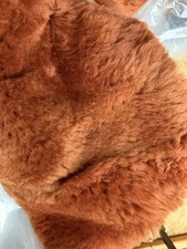 Sheepskin offcuts scraps crafting soft wool, natural off cuts, Tan Colour
