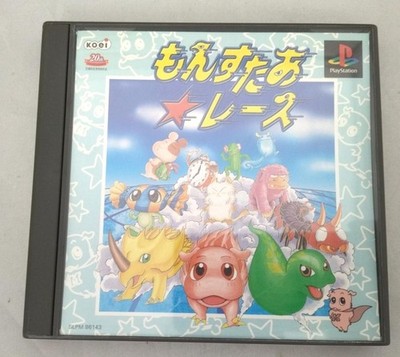 Koei Tecmo Monster Star Race PS4 Game Used Disk scratched