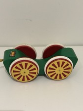 Brio Vintage Wood Pull Toy Made In Sweden Wagon Missing The Egg