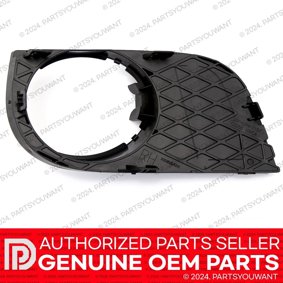 Cubierta antiniebla lateral derecho del pasajero original Infiniti 10-13 G37 62256-1NH0A Foto 3 de 4