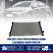 NEW Radiator Assy 16400-F2081 For 2022-2024 Toyota Corolla Sedan 2.0L Models