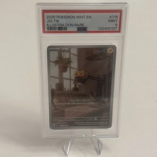 Joltik 116/086 Sv: White Flare Holo PSA 9