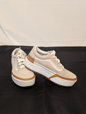 Vans - Platform Old Skool size women's 5 Beige