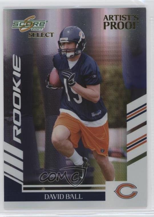 2007 Score Select Rookie Artist's Proof /32 David Ball #380 Rookie RC 0q3