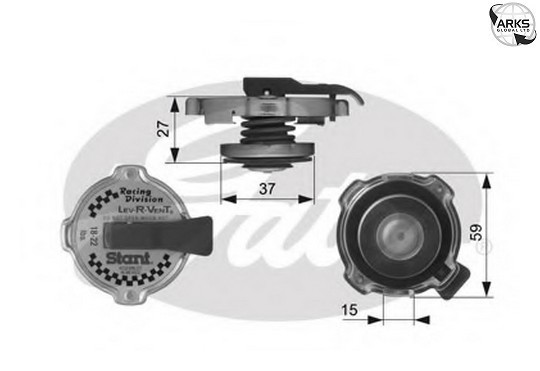 Gates RC10381 Radiator Cap - Image 8