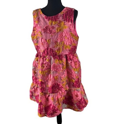 T C E C Sleeveless Short Tiered Baby Doll Dress Size XL