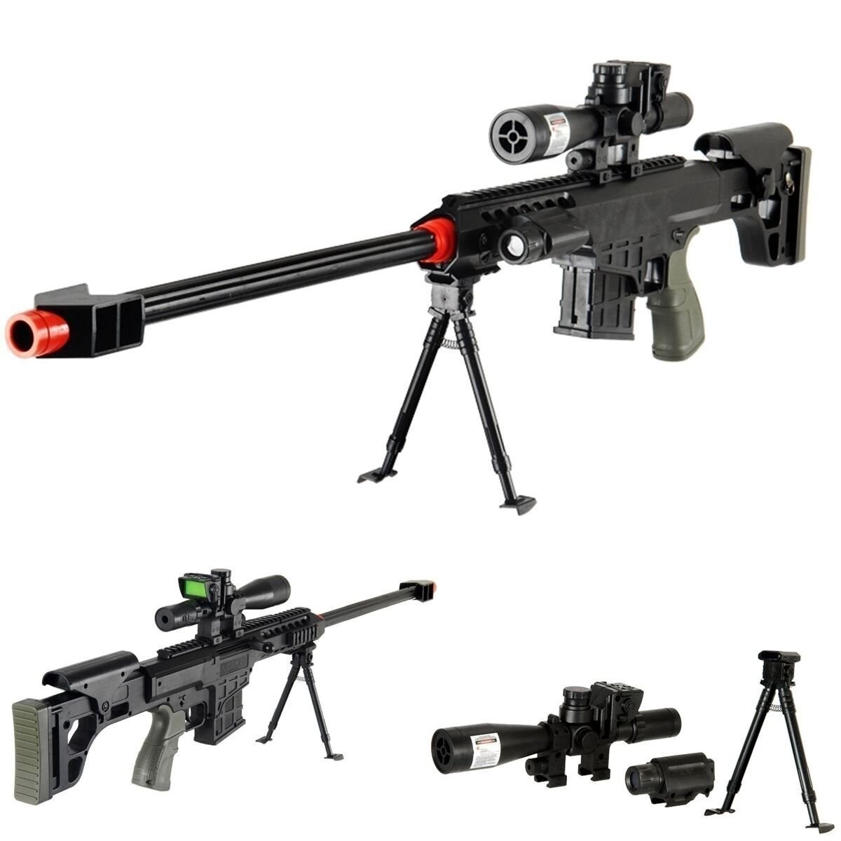 315FPS 6mm Airsoft Sniper Rifle Gun Tactical Setup 38