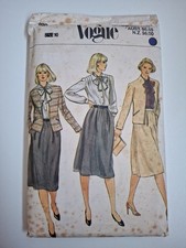 RARE Vintage VOGUE 7830 Size 10 Misses JACKET...