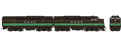 Rapido ~ Escala HO ~ EMD FT A+B ~ Lectura #256A + 256B ~ Sonido DCC ~ 053531 | Condition: New