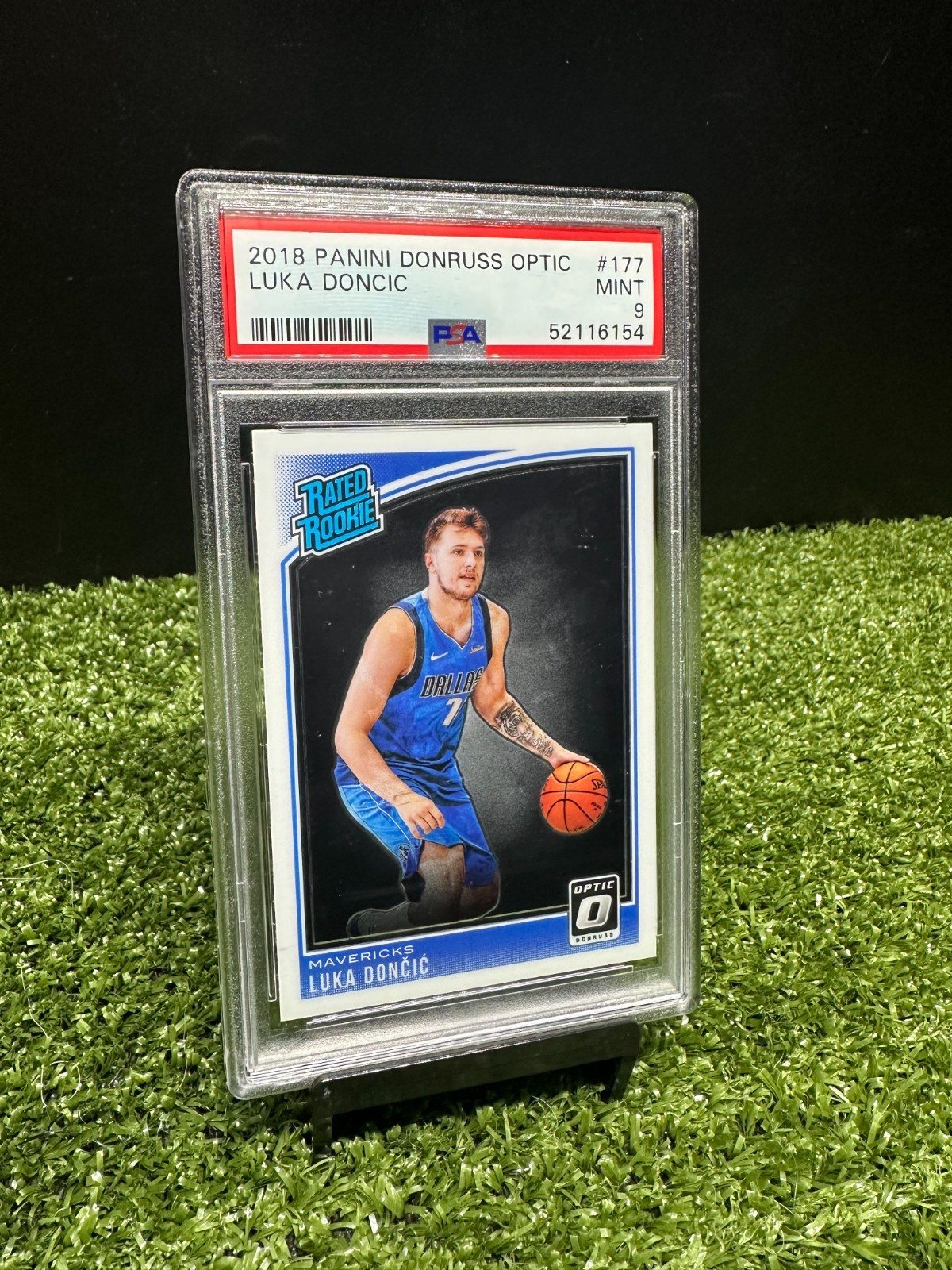 2018-19 Donruss Optic Luka Dončić [Base] #177 (RC) PSA 9