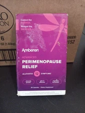 Amberen Advanced Perimenopause Relief Smart-B Complex (60 Capsules)exp 5/25