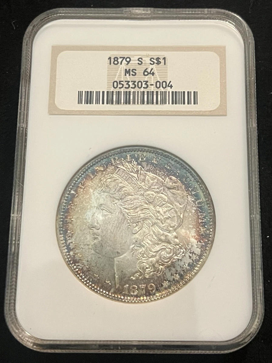 NGC 1879 Year Grade MS 64 Morgan US Dollars (1878-1921) for sale