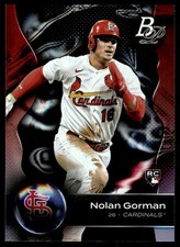 Nolan Gorman 2023 Bowman Platinum #77 Cardinals MLB READ FREE SHIP AutographDen