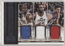 2012 Threads Triple Threats Materials Dwight Howard Al Jefferson Brook Lopez 2u3