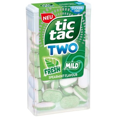 tic tac Two Spearmint Fresh & Mild 38,5g Limited Edition Lutschp (77,66 EUR/kg)
