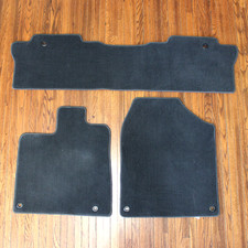 Honda Ridgeline 2017-2026 Oem Black Edition Carpet Floor Mats 3 Piece Set