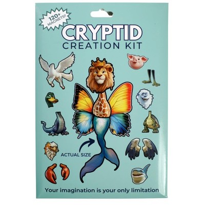 Cryptid Construction Kit Fridge Magnets - Over 120 Fun Movie-Like Magnetic Mo...
