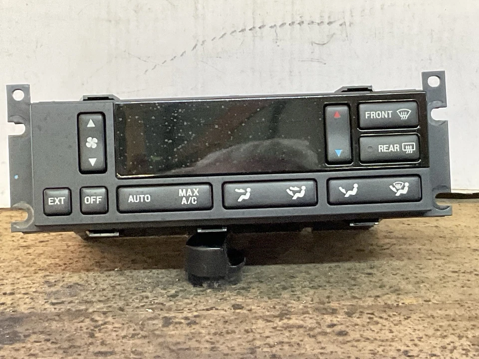 Lincoln Continental 1998-2002 calefacción aire acondicionado interruptor de control de clima pieza original digital Foto 4 de 4