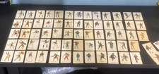 1960's Warriors Of The World cards By Marx Lot 63 different + extras rare HTF
