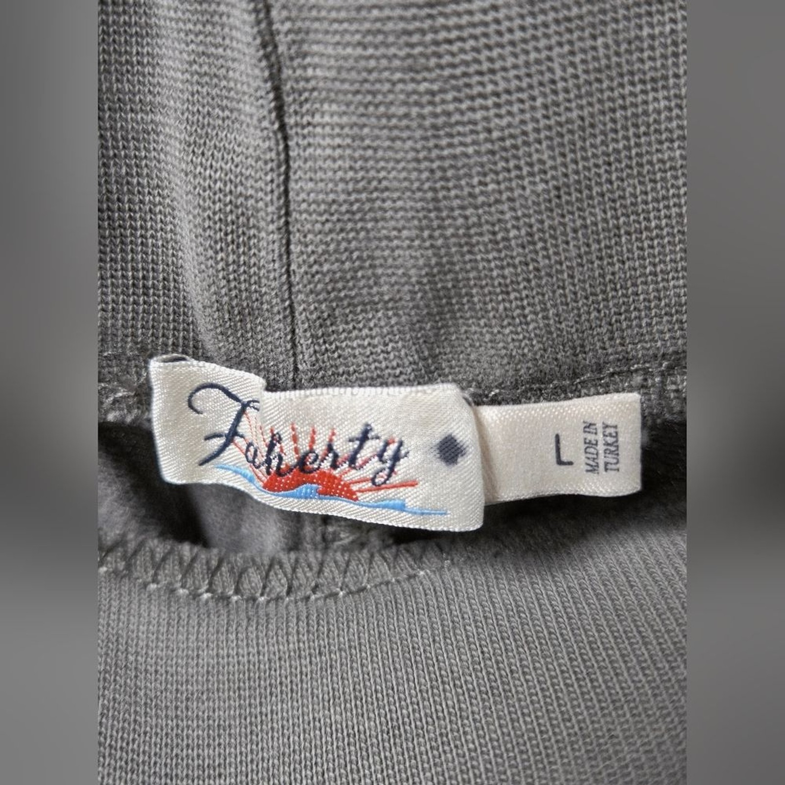 Faherty Arlie Day Elevated Basic Thyme Green Quie… - image 5