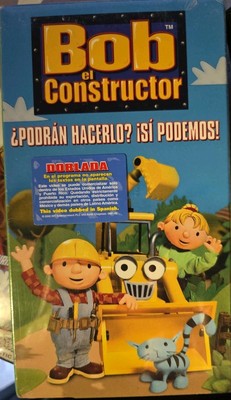 Bob the Builder el Constructor VHS Video Tape Podran Hacerlo? Si Podemos Spanish