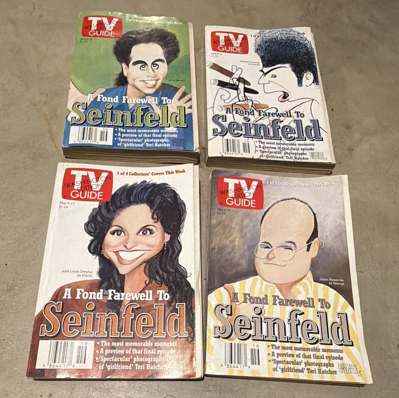 TV Guide Collector's Edition Issue 19 May 9-15 1998 A Fond Farewell To Seinfeld