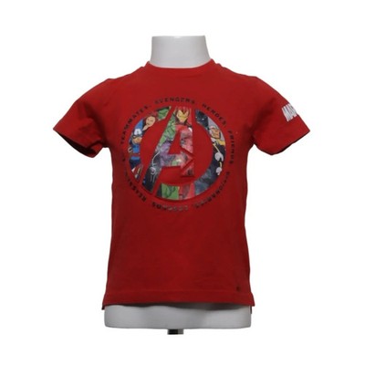 Marvel Avengers, T-shirt, Größe: 104, Rot/Mehrfarbig, Print, Jungen #OmH