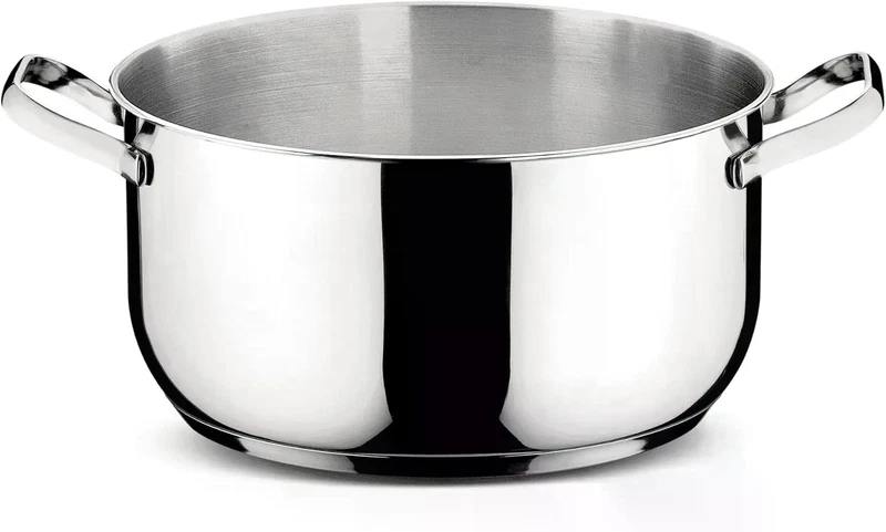 Casseruola Fonda a 2 Manici Diametro 24 cm LAGOSTINA in Acciaio Inox Pentola, fotografia 5 di 10