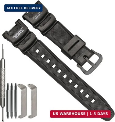 SGW-100 Series Watchband Compatible with Casio SGW100 Watch Strap Men's Waterpro