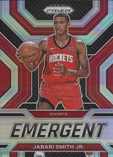 Jabari Smith Jr 2022-23 Panini Prizm Emergent Prizms Silver Insert Card