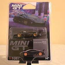 MINI GT 1:64 Lamborghini Aventador Limited Edition LB Works Matte Black Unopened