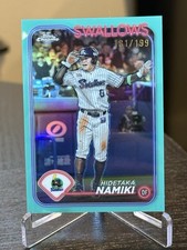 2024 Topps Chrome NPB Aqua Refractor Hidetaka Namiki #139