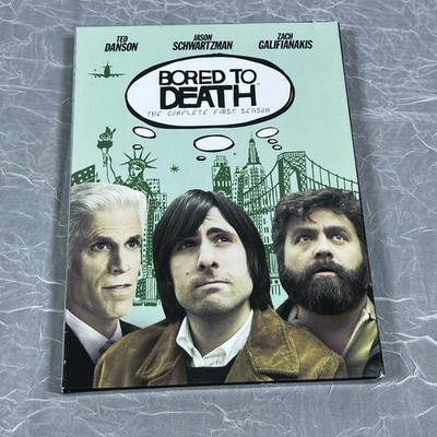 Bored to Death DVD 2010 Complete First Season Ted Danson Jason Schwartzman