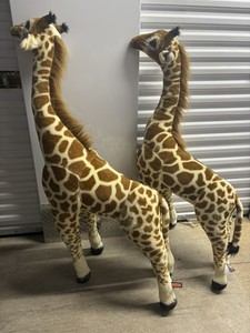 Melissa & Doug Giant Jumbo Giraffe Stuffed Animals Large Kids Toy Plush (TWO)